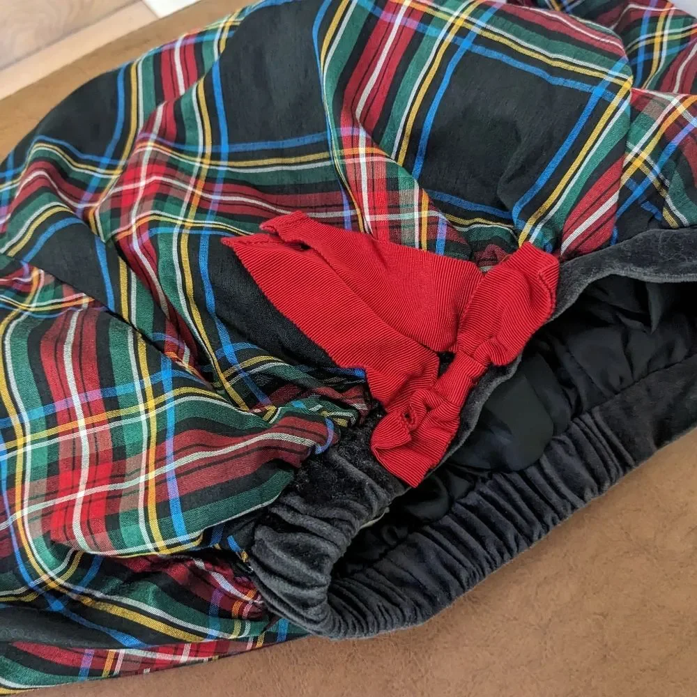 Hope & Henry plaid tulle Holiday skirt